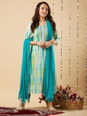 Women Kurta with Pant & Dupatta