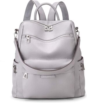ProArch Premium Leather Convertible Backpack Handbag Sling Bags for Women