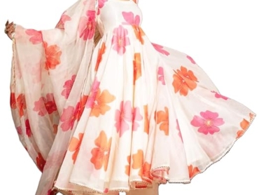 printed anarkali