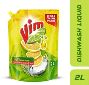 Vim Power Dish Cleaning Gel  (Lemon, 2 L)