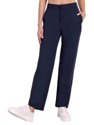 Broadstar Women High-Rise Stretchable Straight Fit Trousers| Comfort Fit| Women Casual Trouser