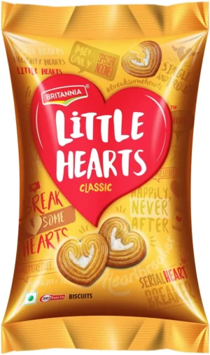 BRITANNIA Little Hearts Classic Sweet & Salty (Meetha-Namkeen Biscuit)  (75 g)
