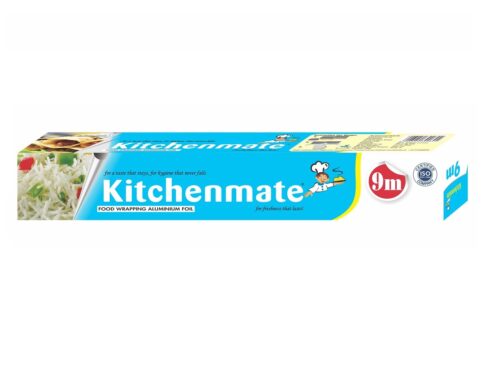 Kitchenmate 9 m Aluminium Foil  Food Wrap Non Toxic - Pack of 1