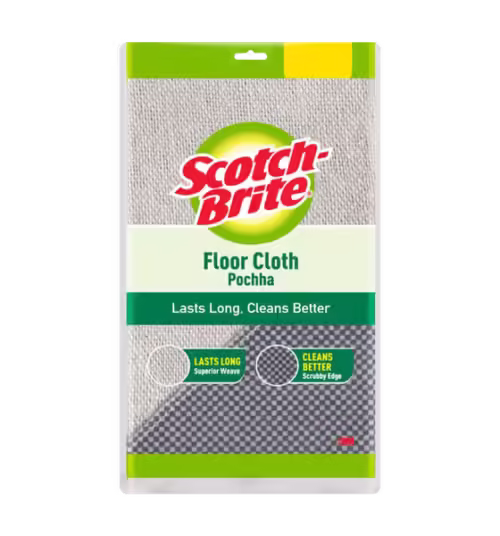 Scotch-Brite Floor Wet and Dry Cotton Cleaning Cloth  (2 Units)