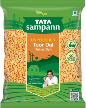 Tata Sampann Yellow Toor/Arhar Dal (Toor Dal) (Split)  (1 kg)